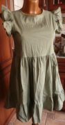 sukienka 36/38/40 zielona Vogue Fashion bawełna elastan