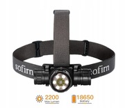Sofirn HS21, latarka czołowa LED + 2 sztuki ogniw 18650