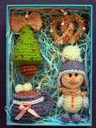 Ekskluzywny prezent na Boze Narodzenie i Nowy Rok - ozdoby handmade