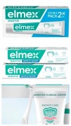 ELMEX SENSITIVE 6X PASTA, double pack 2x75ml, 2x gentle white 75ml, 2x20ml