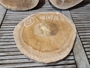 ORZECH CZARNY Amerykański 48/42/8 cm Wysuszony Blat Plaster Drewna Stolik