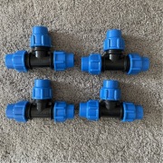 Złączka do rur z polietylenu, 4 sztuki, złączka 25 mm,