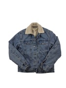 Kurtka dżinsowa męska vintage retro 90s y2k rap drip oversize z ocieplaczem