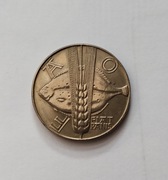 10zł 1971r FAO,śr. 28mm, CuNi, waga9,5g,stan UNC