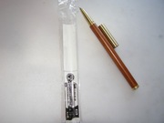 Pióro wieczne damskie na tłoczek palisander