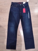 Spodnie jeansy Lucky Brand 181 Relaxed Straight dżinsy męskie proste 33/34