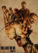 Plakat The Last of Us Part II TLOU 2 Ellie Joel Gra PS4 PS5 Prezent 50x70