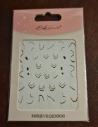 Naklejki na paznokcie Ewa Schmitt – złote wzorki