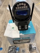 Podwójna Kamera WiFi IP 4K 12MP iCSee + Karta 128GB Zestaw