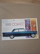 1961  COMET PROSPEKT   RZADKI 22 STRONY