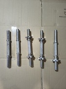 GRYF STALOWY PROSTY PEŁNY ODLEW 36cm / 28mm CHROMOWANY