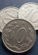 Moneta Czechosłowacja  10 Halerzy 1971