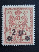 9 NK Poczta Miejska Warszawa ** 1916r.