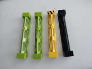 Lego klocek filar 95347, 57893 oraz 95347pb01 do 76037 żółty czarny limonka