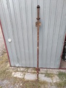 Oś bryczki dokardu konnego stara oryginalna 