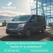 Wynajem busa 8 i 9-osobowego | pierwszy najem | Wrocław i okolice