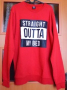 Bluza New Yorker XL Straight Outta My Bed slim fit nowa