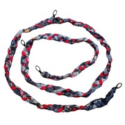 Przepinana pleciona smycz dla psa 1,9m