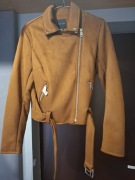 Kurtka damska Ramoneska ekoskóra/zamsz