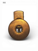 Stoper do sznurka mosiężny. 10 sztuk