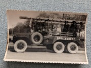 Zdjęcie OSP Badecz, studebaker, wizyta biskupa -Wysoka1957