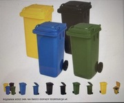 Pojemniki 240l na odpady segregowane