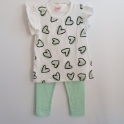 KOMPLET DLA DZIEWCZYNKI 5/6LAT BAWEŁNA 