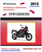 SERWISOWKA HONDA VFR 1200 X XD CROSSTOURER 2012r KSIAZKA NAPRAW j.POLSKI