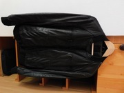 Kurtka skórzana Reserved czarna rozmiar M używana