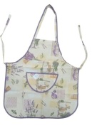 Plamoodporny fartuch 65cm Retro Styl Wiązany