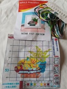 W2- Śpiący kotek - zestaw do haftu krzyżykami 