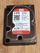 Dysk twardy WD 3TB WD30EFRX - uszkodzony / na części /do nauki