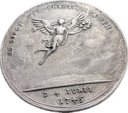 Śląsk, medal 1745 Bitwa pod Dobromierzem, srebro