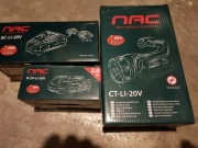Latarka NAC 20V z baterią 2Ah i ładowarką.