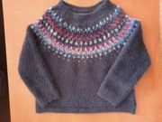 Śliczny cieplutki sweterek marki Okaidi rozmiar 104 / 3-4 latka