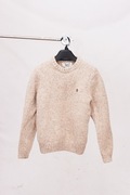 Gruby sweter Penguin by Munsingwear M beżowy wełniany