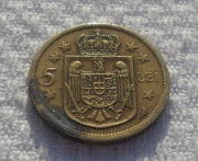 Rumunia Michał I Hohenzollern-Sizgmaringen 5 lejów lei 1930 KM# 48 Paryż