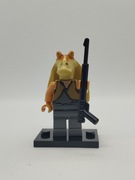 Minifigurka Jar Jar Binks z świata Gwiezdne Wojny Kompatybilna z LEGO