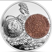 20zl Grosz z miedzi krajowej Stanisława Augusta 