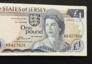 BANKNOT 1 FUNT SZTERLINGÓW  THE STATES OF JERSEY WIELKA BRYTANIA