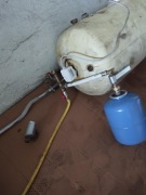 Bolier do wody C0  120 l ze zbiornikiem wyrównawczym i grzałka 