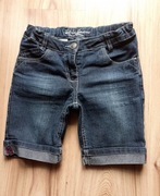 C&A - krótkie dżinsowe spodenki dziewczęce 140