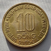 WIETNAM 10 Dong 1974 okołoMENNICZA