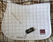 Kingsland Czaprak skokowy biały, Full, nowy