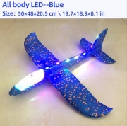 Nowy duży szybowiec świecący samolot piankowy zabawka dziecka 