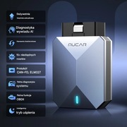 Interfejs tester skaner diagnostyczny  Mucar BT200 Max j.polski