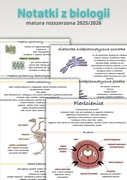 Notatki maturalne z biologii | Matura 2026/2027/2028 wersja elektroniczna