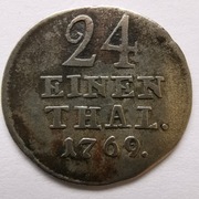 1/24 talara 1769 Landgrafostwo Hesji-Kassel  Fryderyk II Heski