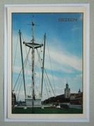 Szczecin. Maszt na statku m/s " Maciejewicz "