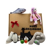 Koci Mystery Box Zestaw Prezentowy Dla Właścicieli Kotów Upominkowy